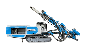 Integrated DTH drilling rig